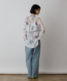 GRACE CONTINENTAL スーヴェニールプリントブラウス
