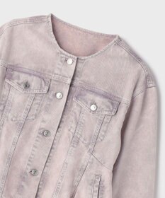 GRACE CONTINENTAL ペプラムデニムジャケット