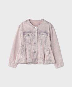 GRACE CONTINENTAL ペプラムデニムジャケット