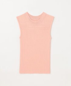 GRACE CONTINENTAL リブシアーニットトップ