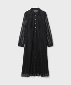 GRACE CONTINENTAL ストライプレースシャツワンピース