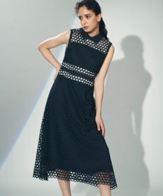 レースバイカラーフレアドレス / GRACE CONTINENTAL | GRACE