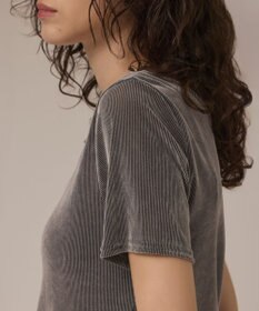 GRACE CONTINENTAL フロッキーチュールカットトップ