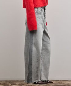 GRACE CONTINENTAL サイドラインデニムパンツ