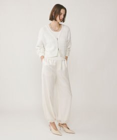 GRACE CONTINENTAL ツイードニットzipカーディガン