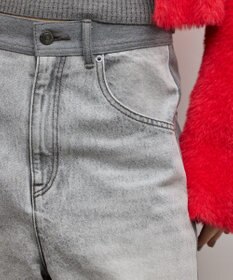 GRACE CONTINENTAL サイドラインデニムパンツ