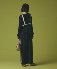 GRACE CONTINENTAL トリアセバイカラーサロペット