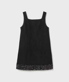 GRACE CONTINENTAL スパンコールヘムミニワンピース