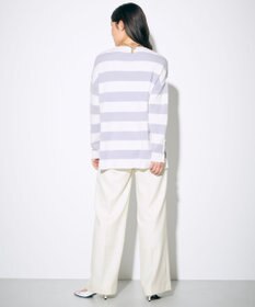 GRACE CONTINENTAL ウールストレッチセミワイドパンツ