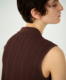 GRACE CONTINENTAL ダブルフロントニットジレ