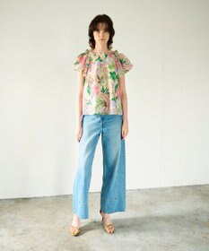 GRACE CONTINENTAL フルーツ刺繍トップ