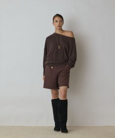 GRACE CONTINENTAL アシメテレコカットトップ