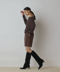 GRACE CONTINENTAL アシメテレコカットトップ