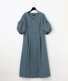 グレースコンチネンタル　タフタチェックリボンドレス　ワンピース タフタチェックリボンドレス / GRACE CONTINENTAL | GRACE