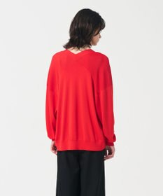 GRACE CONTINENTAL ルーズVネックニットカーディガン