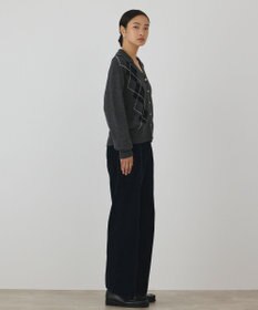 GRACE CONTINENTAL アーガイルニットカーディガン