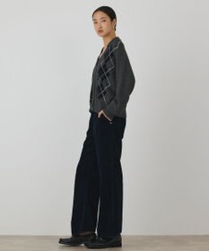 GRACE CONTINENTAL アーガイルニットカーディガン