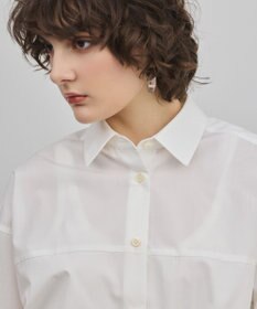 GRACE CONTINENTAL カット刺繍イレギュラーシャツ