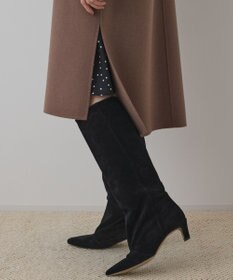 GRACE CONTINENTAL ウールカシミヤリバーコート