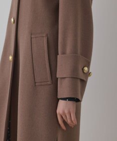 GRACE CONTINENTAL ウールカシミヤリバーコート