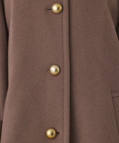 GRACE CONTINENTAL ウールカシミヤリバーコート