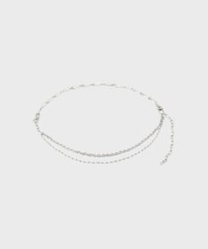 GRACE CONTINENTAL マルチチェーンベルト シルバー