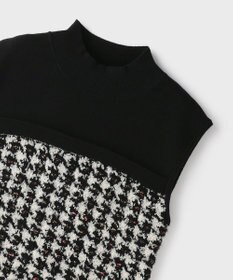 GRACE CONTINENTAL ツイードベアニットトップ