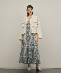 GRACE CONTINENTAL パール釦ピグメントシャツ