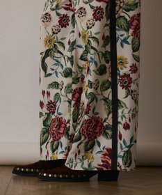 GRACE CONTINENTAL アンティークフラワープリントパンツ