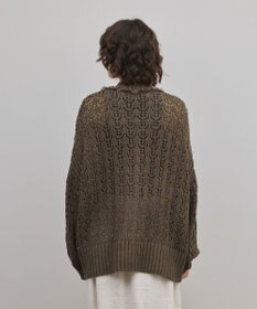 GRACE CONTINENTAL zipミドルニットカーディガン