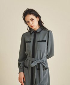 バイカラーシャツドレス / GRACE CONTINENTAL | GRACE CONTINENTAL  