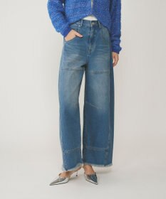 現行品 グレースクラス カーヴィデニムパンツ ブラック 黒 グレー カーヴィデニムパンツ / GRACE CONTINENTAL | GRACE CONTINENTAL