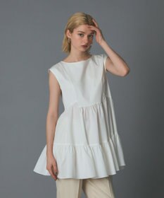 GRACE CONTINENTAL フレア切替カットトップ