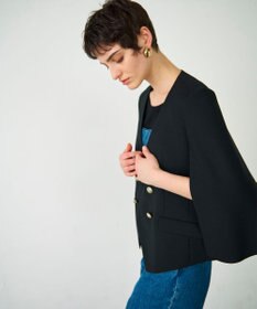 GRACE CONTINENTAL ケープスリーブジャケット