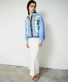 GRACE CONTINENTAL マリンスカーフコンビシャツ