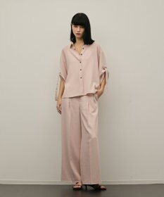 GRACE CONTINENTAL シアーワイドパンツ