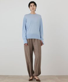 GRACE CONTINENTAL ウールシルククルーニットトップス