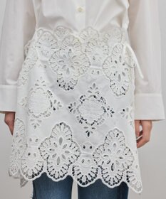 GRACE CONTINENTAL カット刺繍イレギュラーシャツ