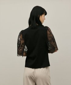 GRACE CONTINENTAL レースフレアカットトップ
