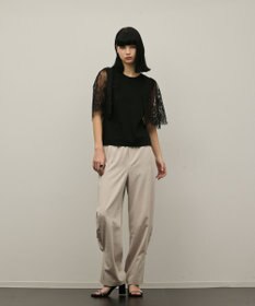 GRACE CONTINENTAL レースフレアカットトップ