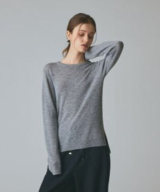 GRACE CONTINENTAL ボウ付ニットトップ