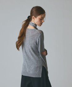GRACE CONTINENTAL ボウ付ニットトップ