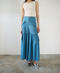 GRACE CONTINENTAL ワークワイドパンツ