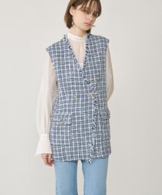 GRACE CONTINENTAL ルーズツイードジレジャケット