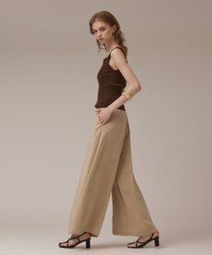 GRACE CONTINENTAL フィブリルイージーパンツ