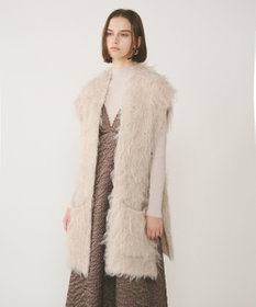 GRACE CONTINENTAL 起毛ニットベスト