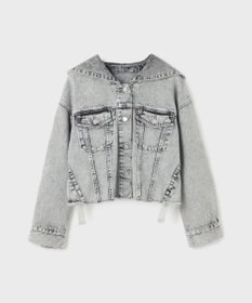 GRACE CONTINENTAL フードジップデニムジャケット