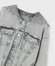 GRACE CONTINENTAL フードジップデニムジャケット