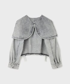 GRACE CONTINENTAL フードジップデニムジャケット