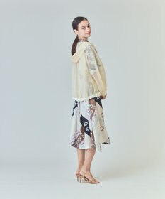 GRACE CONTINENTAL マクラメメッシュフーディー